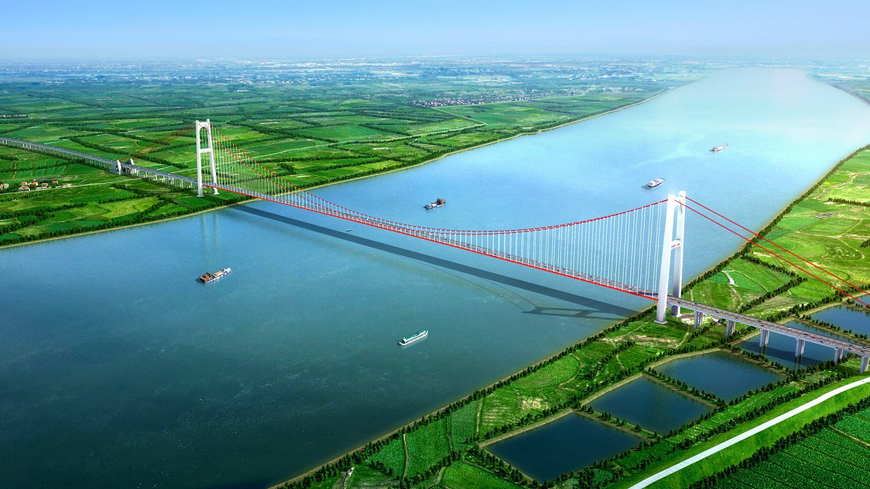 武汉都市圈环线汉南长江大桥